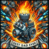 Best Dad 3 20 OZ Sublimation Wrap