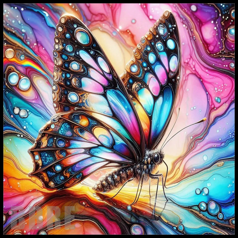Colorful Butterfly 8 20 OZ Sublimation Wrap