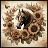 Floral Horse 21 20 OZ Sublimation Wrap