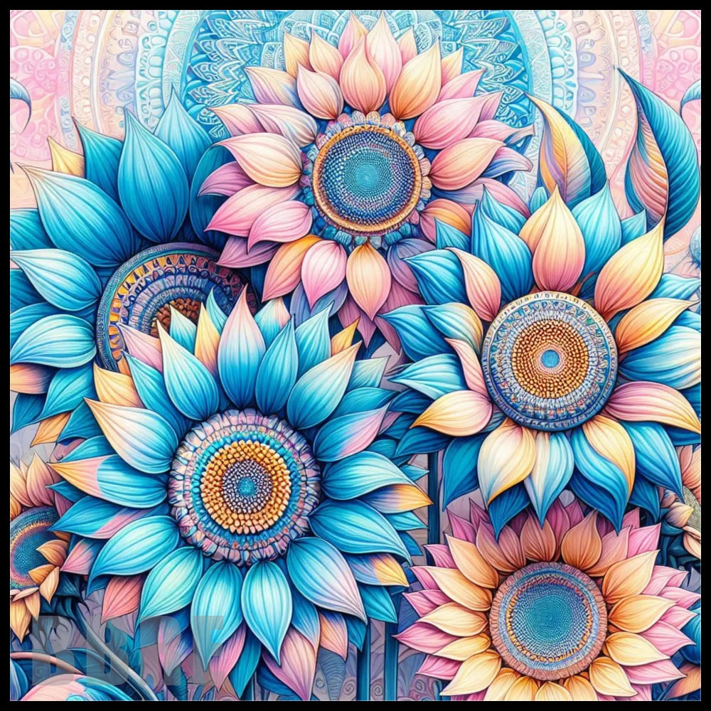Floral Burst 23 20 OZ Sublimation Wrap