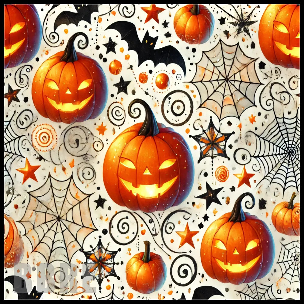 Halloween Pumpkins 20 OZ Sublimation Wrap