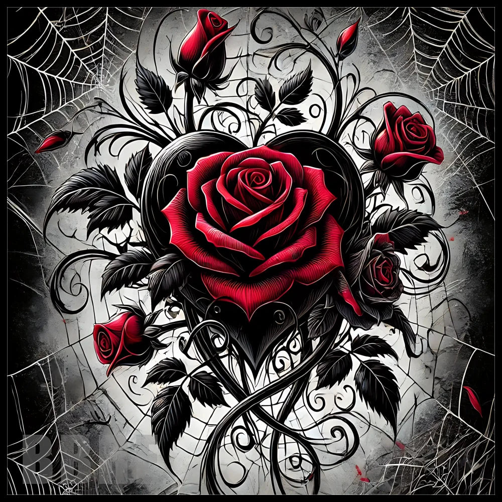 Rose Heart 20 OZ Sublimation Wrap