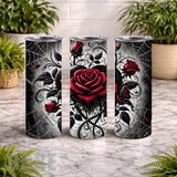 Rose Heart 20 OZ Wrap Mockup