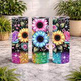 Floral Sparkle 20 OZ Wrap Mockup