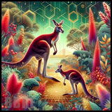Kangaroo Landscape 2 20 OZ Sublimation Wrap