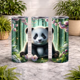 Panda Blossom 2 20 OZ Wrap Mockup