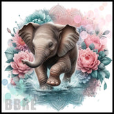 Elephant Splash 2 20 OZ Sublimation Wrap