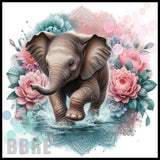 Elephant Splash 2 20 OZ Sublimation Wrap