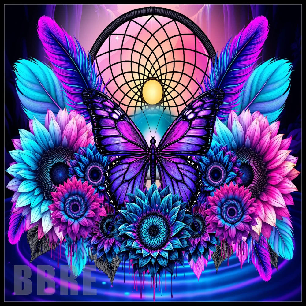 Dreamcatcher Butterfly 2 20 OZ Sublimation Wrap