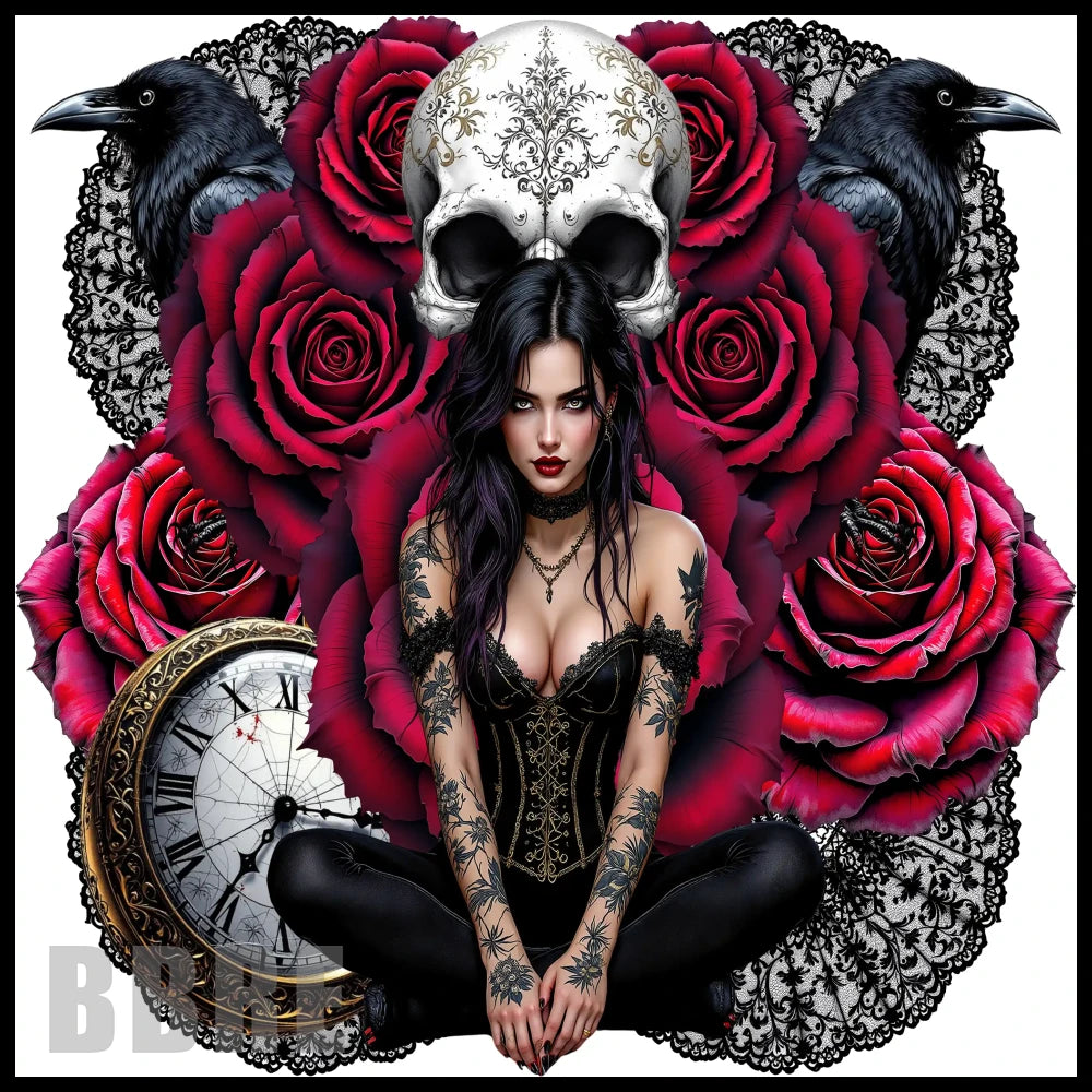 Gothic Rose 2 20 OZ Sublimation Wrap