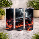 Lightning Hotrod 20 OZ Wrap Mockup