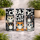 Crazy Cat 20 OZ Wrap Mockup