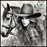 Cowgirl And Horse 2 20 OZ Sublimation Wrap