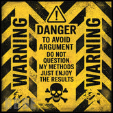 Warning Skull 20 OZ Sublimation Wrap