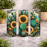 Floral Oasis 20 OZ Wrap Mockup