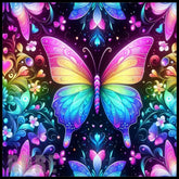 Colorful Butterfly 9 20 OZ Sublimation Wrap