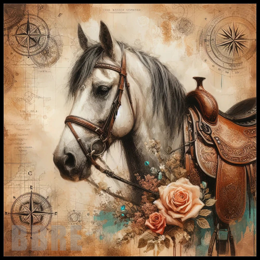 Elegant Horse 2 20 OZ Sublimation Wrap