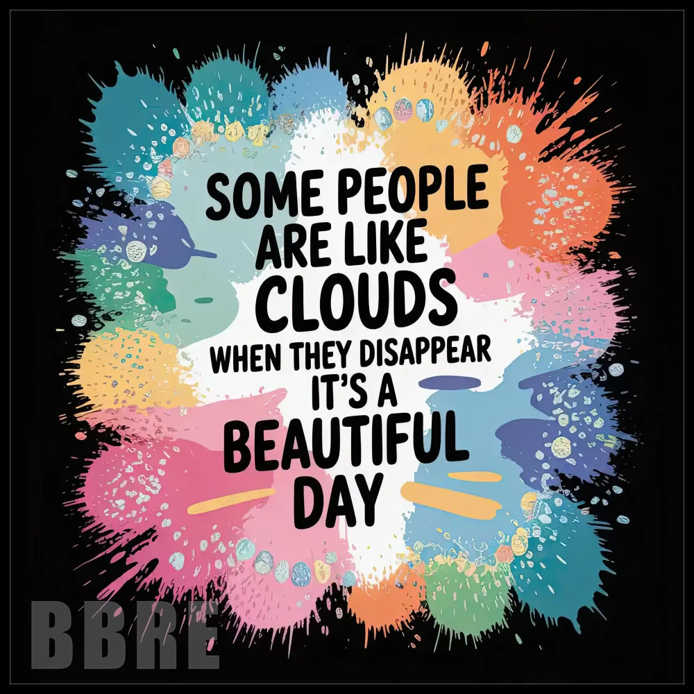Clouds Quote 20 OZ Sublimation Wrap
