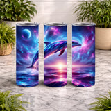Cosmic Dolphin 6 20 OZ Wrap Mockup