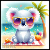 Beach Koala 20 OZ Sublimation Wrap
