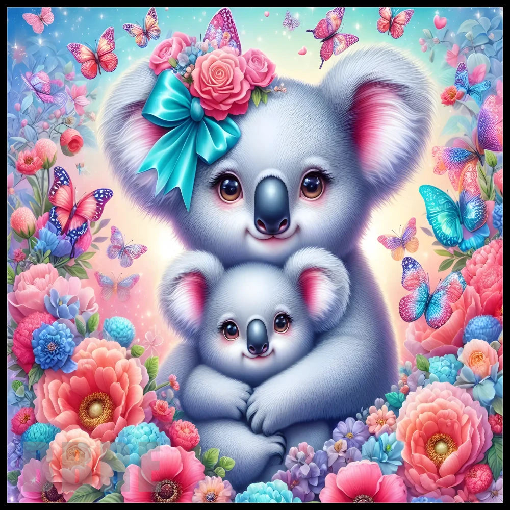 Koala Family 4 20 OZ Sublimation Wrap