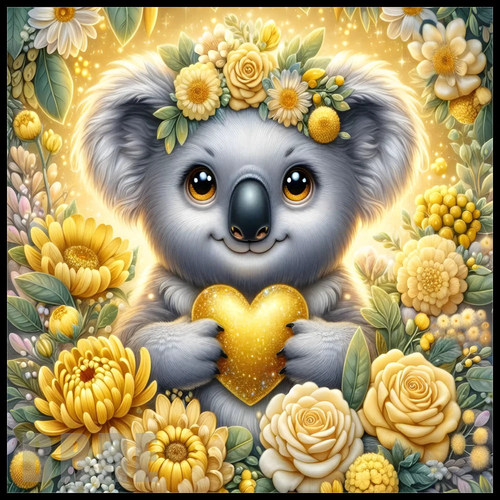 Floral Koala 2 20 OZ Sublimation Wrap