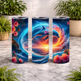 Dolphin Wave 2 20 OZ Wrap Mockup