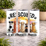 Rescue Dogs 20 OZ Wrap Mockup