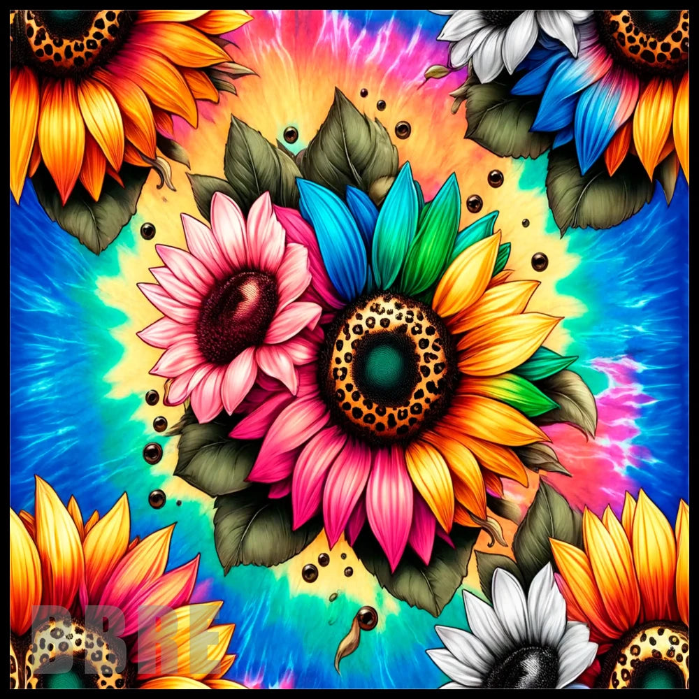Vibrant Sunflowers 8 20 OZ Sublimation Wrap