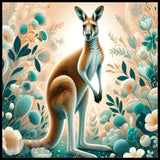 Floral Kangaroo 2 20 OZ Sublimation Wrap