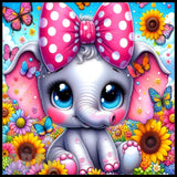 Cute Elephant 4 20 OZ Sublimation Wrap