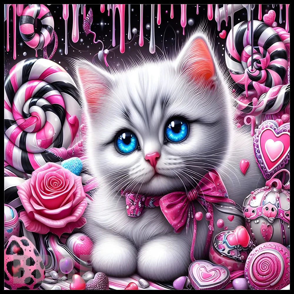 Candy Cat 20 OZ Sublimation Wrap