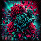 Neon Roses 20 OZ Sublimation Wrap