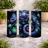 Galactic Chameleon 20 OZ Wrap Mockup