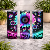 Floral Burst 25 20 OZ Wrap Mockup
