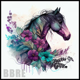 Floral Horse 28 20 OZ Sublimation Wrap