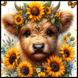 Floral Cow 9 20 OZ Sublimation Wrap