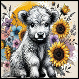 Floral Puppy 8 20 OZ Sublimation Wrap
