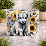 Floral Puppy 8 20 OZ Wrap Mockup