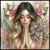 Gratitude Blossom 20 OZ Sublimation Wrap