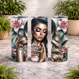 Compassionate Woman 20 OZ Wrap Mockup