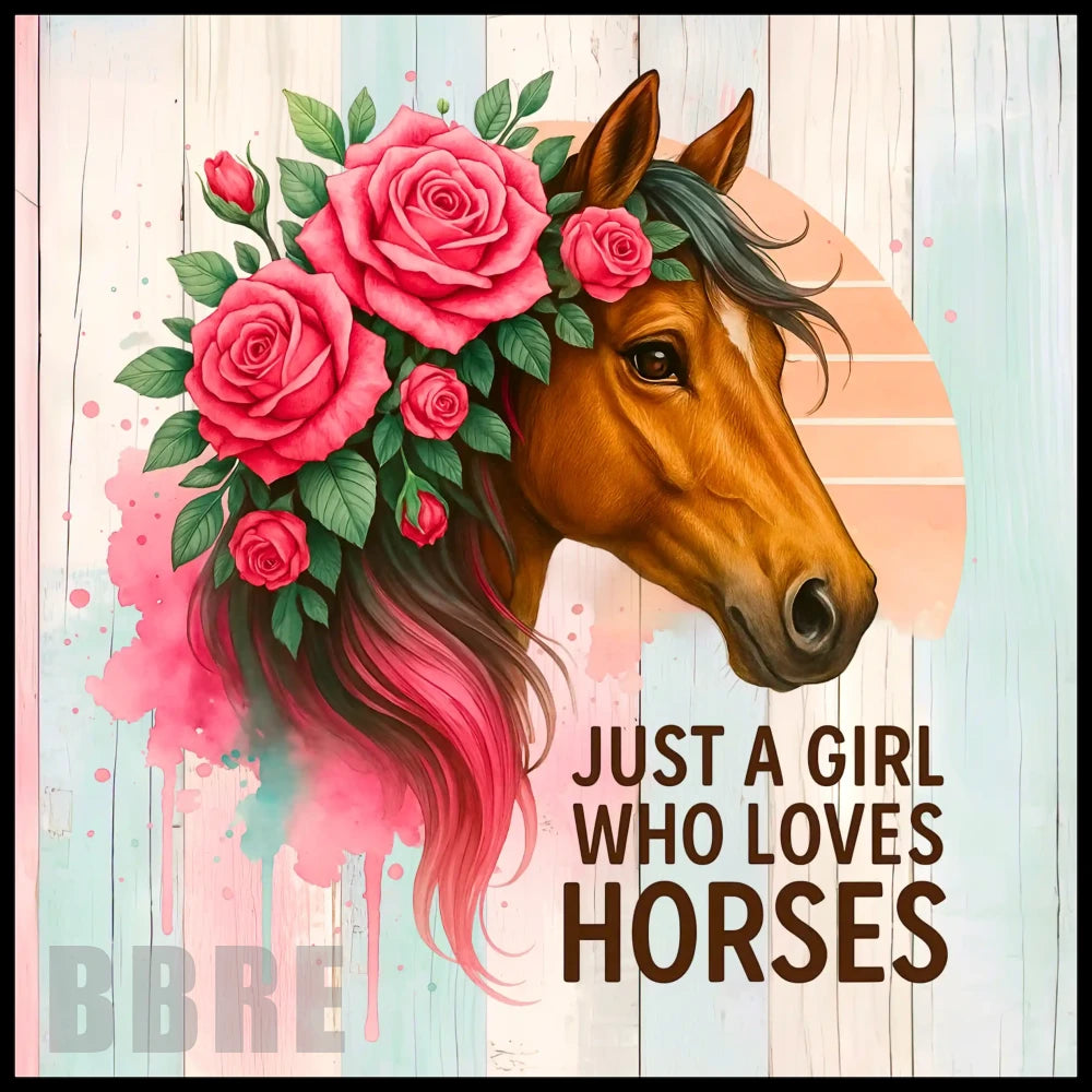 Horse Floral Main Image,