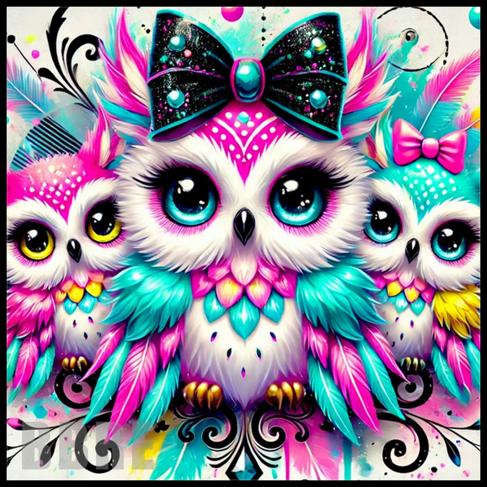 Colorful Owls 2 Main Image,