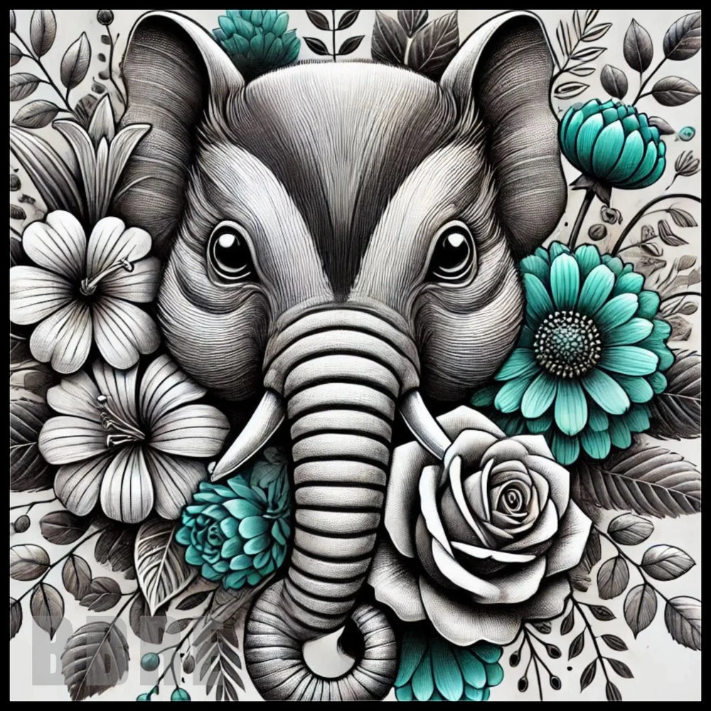 Floral Elephant 4 Main Image,