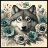 Wolf Floral 2 Main Image,