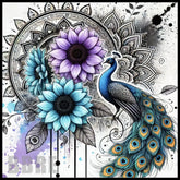 Peacock Floral Main Image,