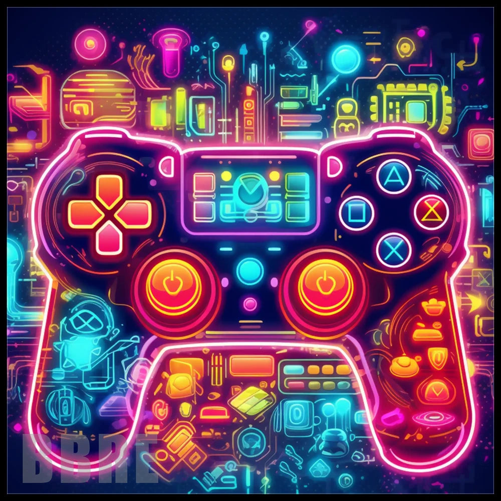 Neon Gamepad Main Image,