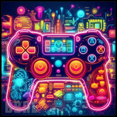 Neon Gamepad Main Image,