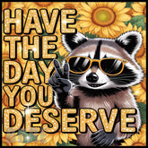 Raccoon Sunflowers 2 Main Image,