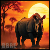Rhino Sunset Main Image,